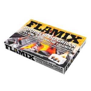FLAMIX biała podpałka parafinowa 48 kostek 220g